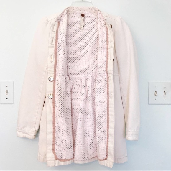 Fossil Empire Front Snap Coat White Ivory Small - Picture 8 of 9